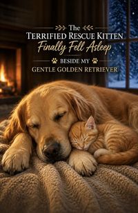 Produktbild: The Terrified Rescue Kitten Finally Fell Asleep Beside My Gentle Golden Retriever