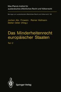 Produktbild: Das Minderheitenrecht europ&auml;ischer Staaten