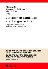 Produktbild: Variation in Language and Language Use