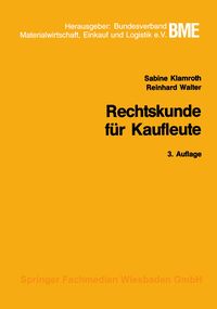 Produktbild: Rechtskunde f&uuml;r Kaufleute