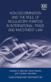 Produktbild: Mitchell, A:  Non-Discrimination and the Role of Regulatory
