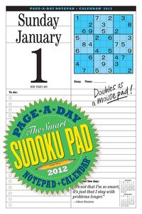 Produktbild: Smart Sudoku Page-A-Day and Notepad 2012 Calendar