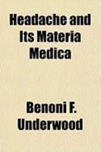 Produktbild: Headache and Its Materia Medica