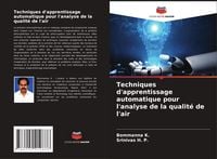Produktbild: Techniques d'apprentissage automatique pour l'analyse de la qualit&eacute; de l'air