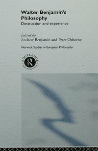 Produktbild: Walter Benjamin's Philosophy