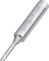 Produktbild: TOOLCRAFT TO-4941102 L&ouml;tspitze abgeschr&auml;gt 45&deg; Spitzen-Gr&ouml;&szlig;e 2 mm Spitzen-L&auml;nge 17 mm Inhalt 1 St.