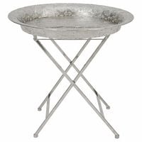 Produktbild: HTI-Living Beistelltisch rund, klappbar Metall Klapptisch Ornamenttisch