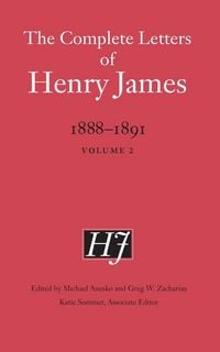 Produktbild: The Complete Letters of Henry James, 1888-1891