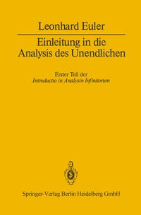 Produktbild: Einleitung in die Analysis des Unendlichen