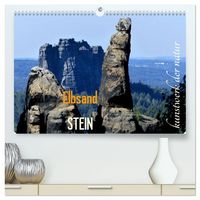 Produktbild: ElbsandSTEIN, kunstwerk der natur (hochwertiger Premium Wandkalender 2027 DIN A2 quer), Kunstdruck in Hochglanz