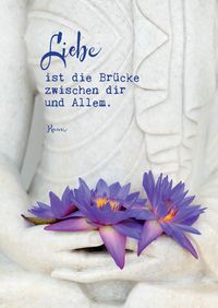 Bild vom Artikel Buddha-Karte: Liebe ist die Brücke vom Autor Zintenz