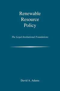 Produktbild: Renewable Resource Policy