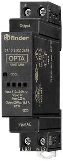 Produktbild: Finder 78.12.1.230.2482 Hutschienen-Netzteil (DIN-Rail) 24 V/DC 0.63A 12W Inhalt 1St.