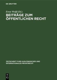 Produktbild: Beitr&auml;ge zum &Ouml;ffentlichen Recht