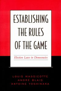 Produktbild: Blais, A: Establishing the Rules of the Game