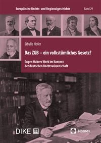 Produktbild: Das ZGB &ndash; ein volkst&uuml;mliches Gesetz?