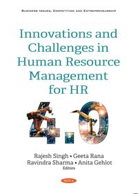 Produktbild: Innovations and Challenges in Human Resource Management for HR4.0