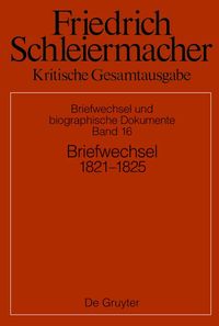 Produktbild: Briefwechsel 1821-1824