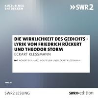 Produktbild: Die Wirklichkeit des Gedichts - Lyrik von Friedrich R&uuml;ckert und Theodor Storm