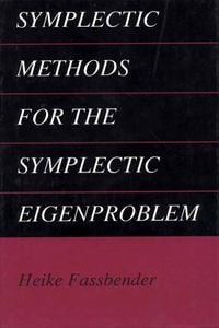 Produktbild: Symplectic Methods for the Symplectic Eigenproblem