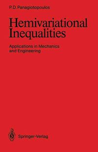 Produktbild: Hemivariational Inequalities