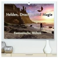 Produktbild: Helden, Drachen und Magie (hochwertiger Premium Wandkalender 2026 DIN A2 quer), Kunstdruck in Hochglanz