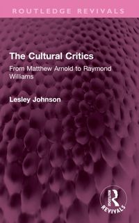 Produktbild: Johnson, L: Cultural Critics