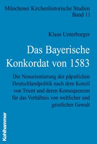 Produktbild: Das Bayerische Konkordat von 1583
