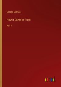 Produktbild: How it Came to Pass
