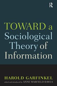 Produktbild: Toward A Sociological Theory of Information