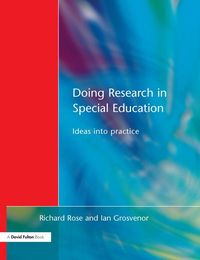 Produktbild: Doing Research in Special Education