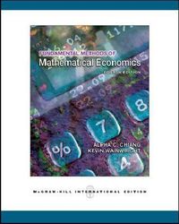 Produktbild: Fundamental Methods of Mathematical Economics