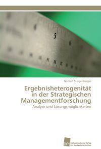 Produktbild: Ergebnisheterogenit&auml;t in der Strategischen Managementforschung