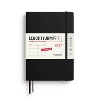 Produktbild: Wochenkalender Medium (A5) 2027, Schwarz, Deutsch