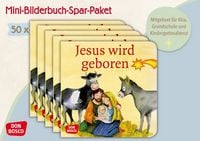 Produktbild: Jesus wird geboren. Die Geschichte von Weihnachten. Mini-Bilderbuch. Paket mit 50 Exemplaren zum Vorteilspreis