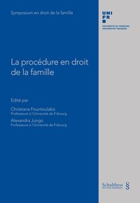 Produktbild: La proc&eacute;dure en droit de la famille