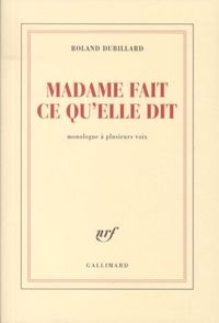 Produktbild: Madame fait ce qu'elle dit