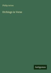 Produktbild: Etchings in Verse