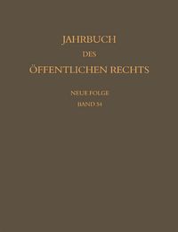 Produktbild: Jahrbuch des &ouml;ffentlichen Rechts der Gegenwart. Neue Folge / Jahrbuch des &ouml;ffentlichen Rechts der Gegenwart. Neue Folge