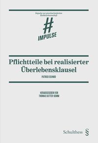 Produktbild: Pflichtteile bei realisierter &Uuml;berlebensklausel