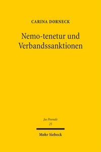 Produktbild: Nemo-tenetur und Verbandssanktionen