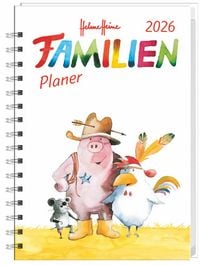 Produktbild: Helme Heine: Familienplaner-Buch A6 2026