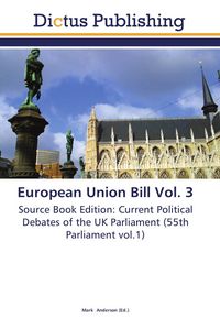 Produktbild: European Union Bill Vol. 3
