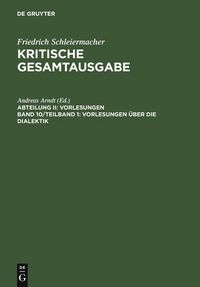 Produktbild: Vorlesungen &uuml;ber die Dialektik