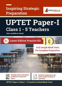 Produktbild: UPTET Paper 1 2021 Exam | 10 Full-length Mock Tests (Solved) | Latest Edition Uttar Pradesh Teacher Eligibility Test Book as per Syllabus