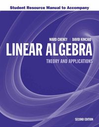 Produktbild: Cheney, W: Student Resource Manual to Accompany Linear Algeb