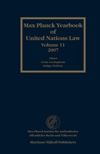 Produktbild: Max Planck Yearbook of United Nations Law, Volume 11 (2007)