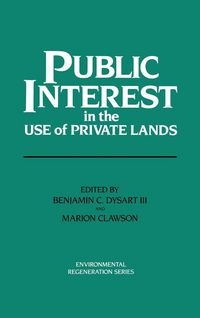 Produktbild: Public Interest in the Use of Private Lands