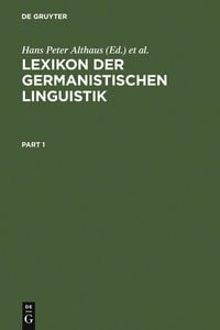 Produktbild: Lexikon der Germanistischen Linguistik