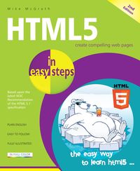 Produktbild: HMTL5 in easy steps, 2nd Edition